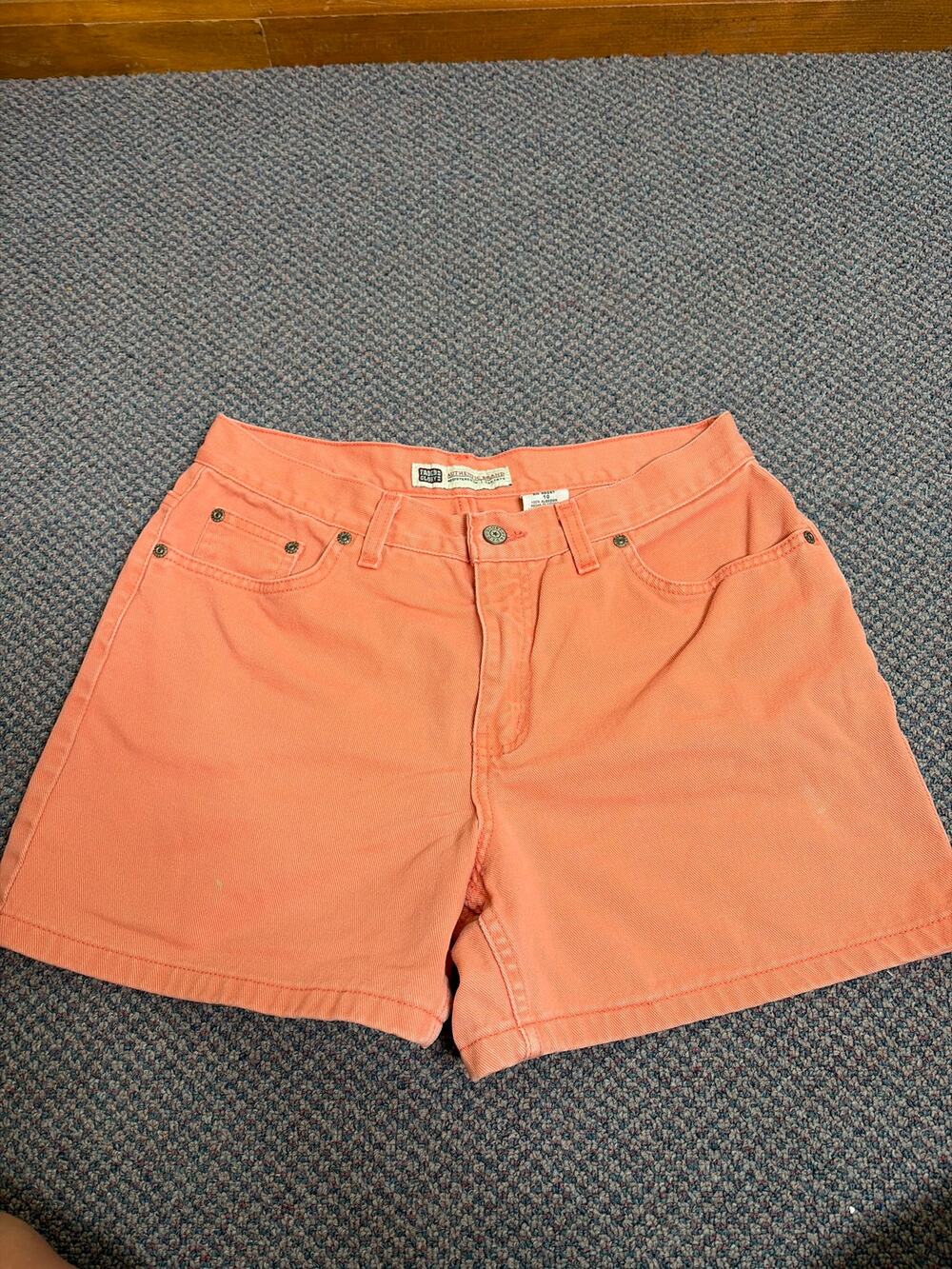Faded Glory Vintage Coral High Rise Shorts 10
